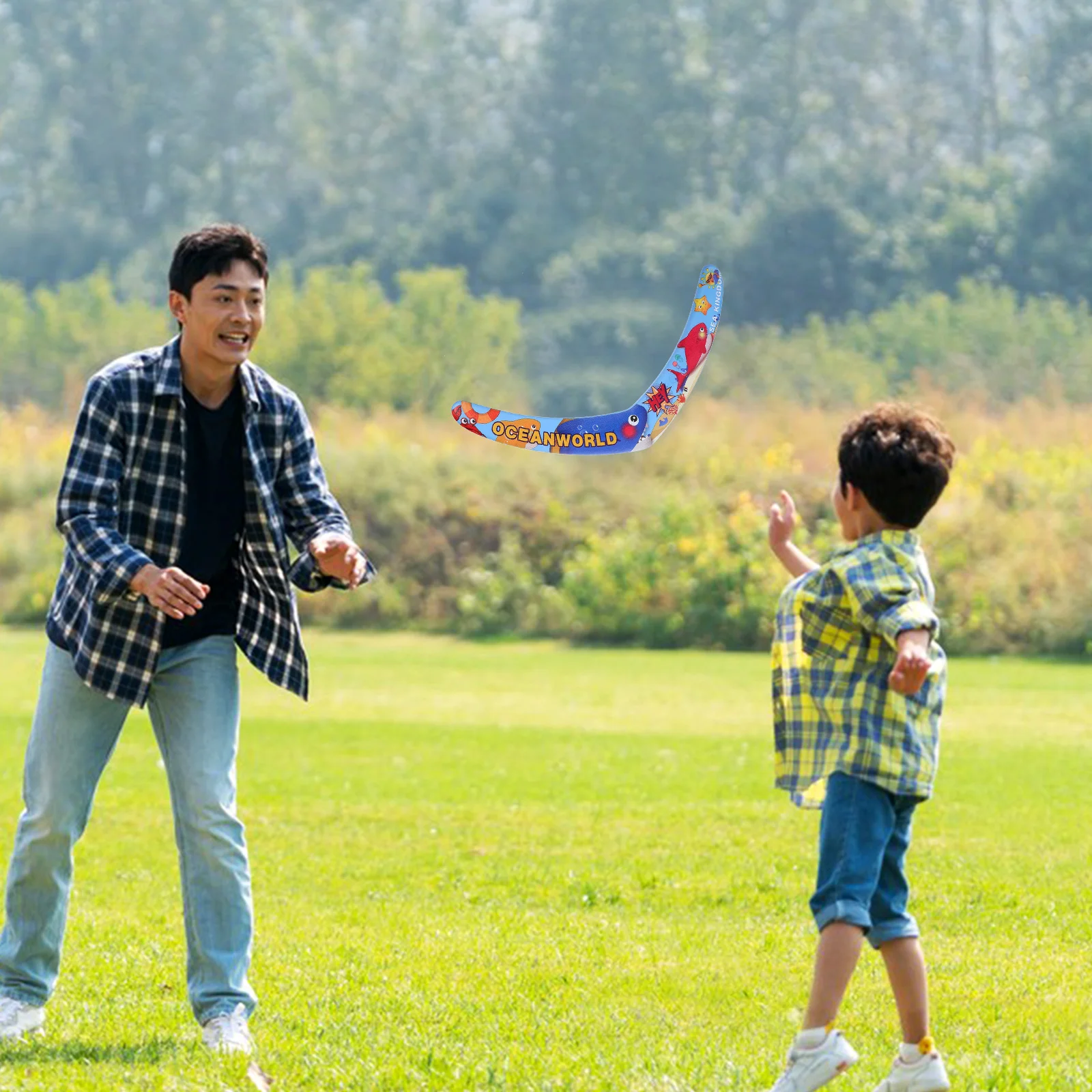 

EVA Fun Flying Toy for Kids Boys Sports Outdoor Game Beach V Professional Flying Toy Shape