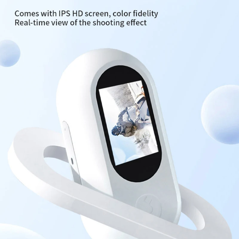 1080P Action Camera 1080P Portable Versatile Mount Anywhere for Travel Pets Ride Sport Vlog Mini Wireless Camera with Carry box