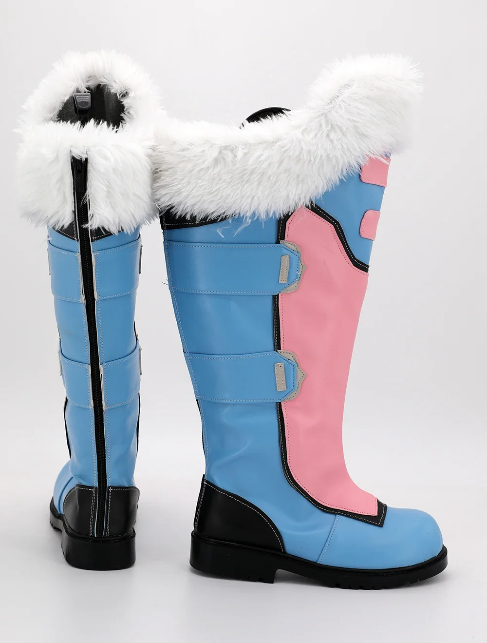 OW Mei różowe buty gra Cosplay OW Mei buty Cosplay różowe niebieskie buty wykonane na zamówienie w dowolnym rozmiarze