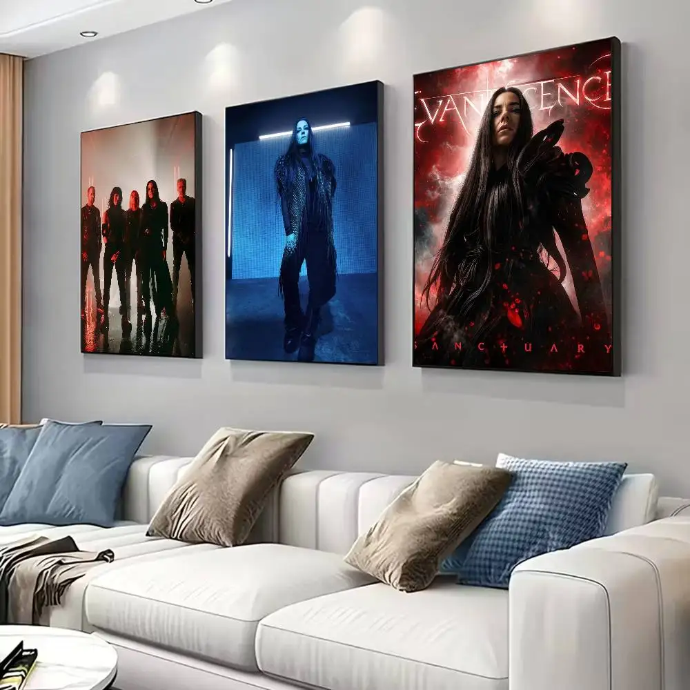 E-Evanescence Who Will You Follow Poster for Modern Decor in Home Offices, Bedrooms, Living Rooms, Kitchens, Bathrooms.