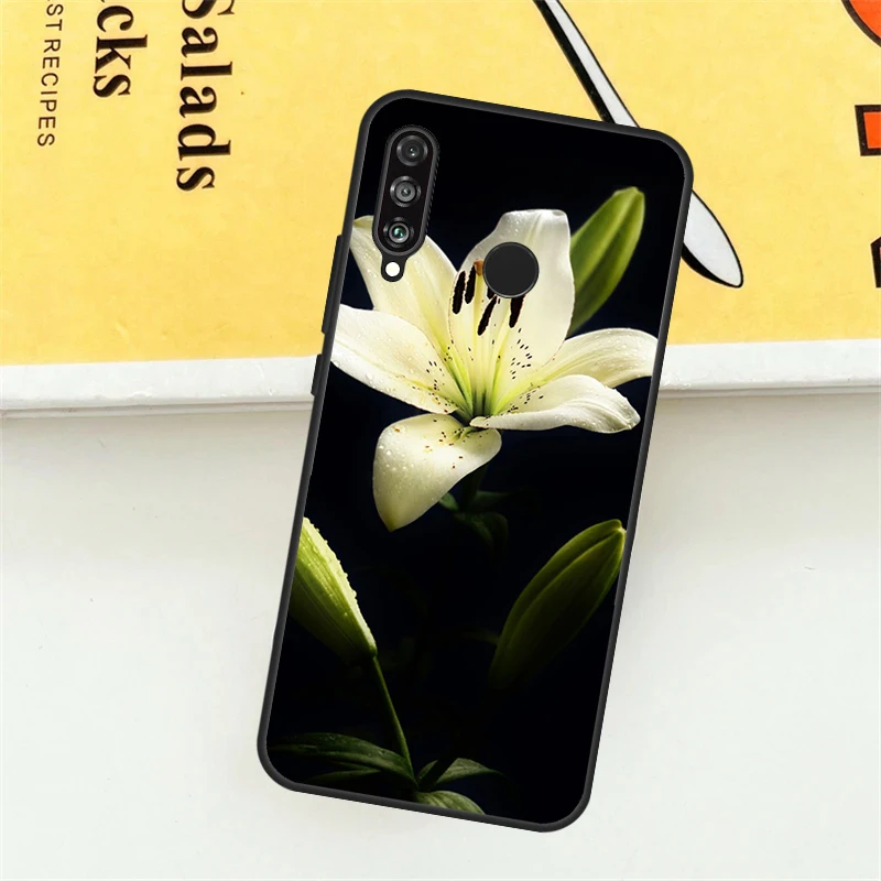 Colorful Flower Lily Case For Huawei Nova Y61 Y91 Y60 Y70 Y90 Nova 9 10 SE 11i 8i 3i P20 P30 Pro P40 Lite Cover