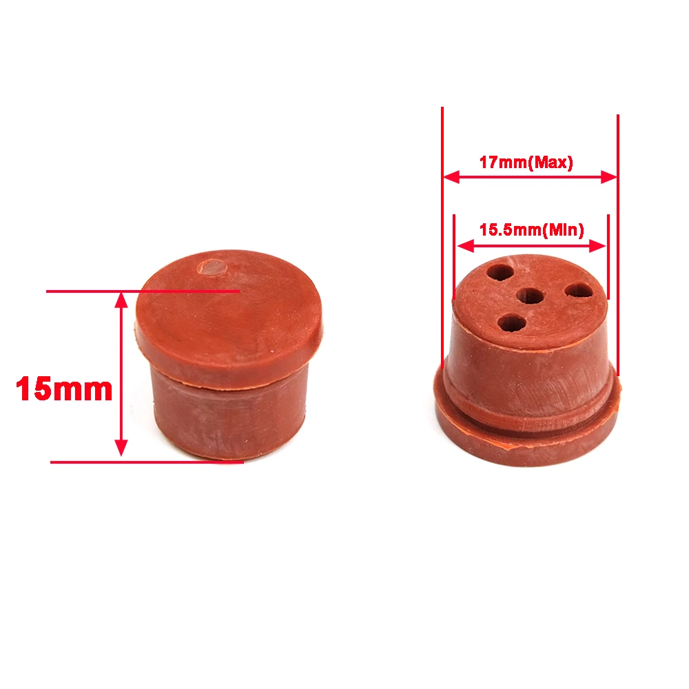 2PCS Gasoline Fuel Tank Plug Methanol Oil Leak Stopper JET Fixwing Model Dedicated Rubber Spigot for RC DIY Aircraft Parts