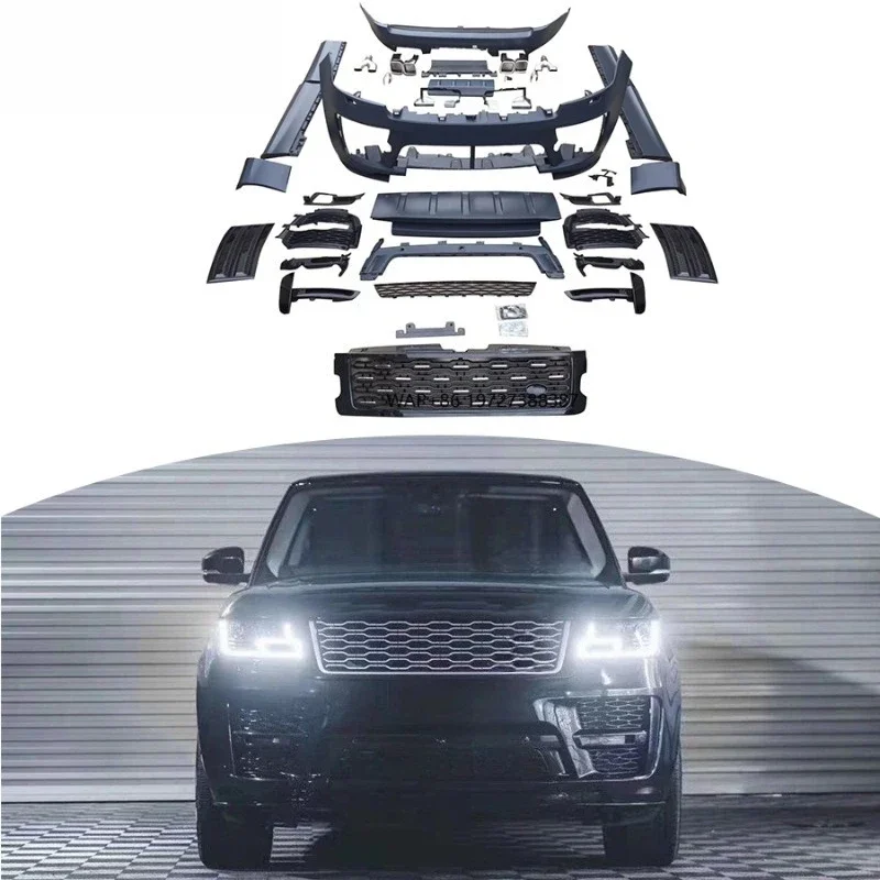 

Perfect Fitment RR Vogue to SVO Before 17 Year Body Kit With Front Bumper Rear Bumper Side Skirt Grille Auto Body Systems