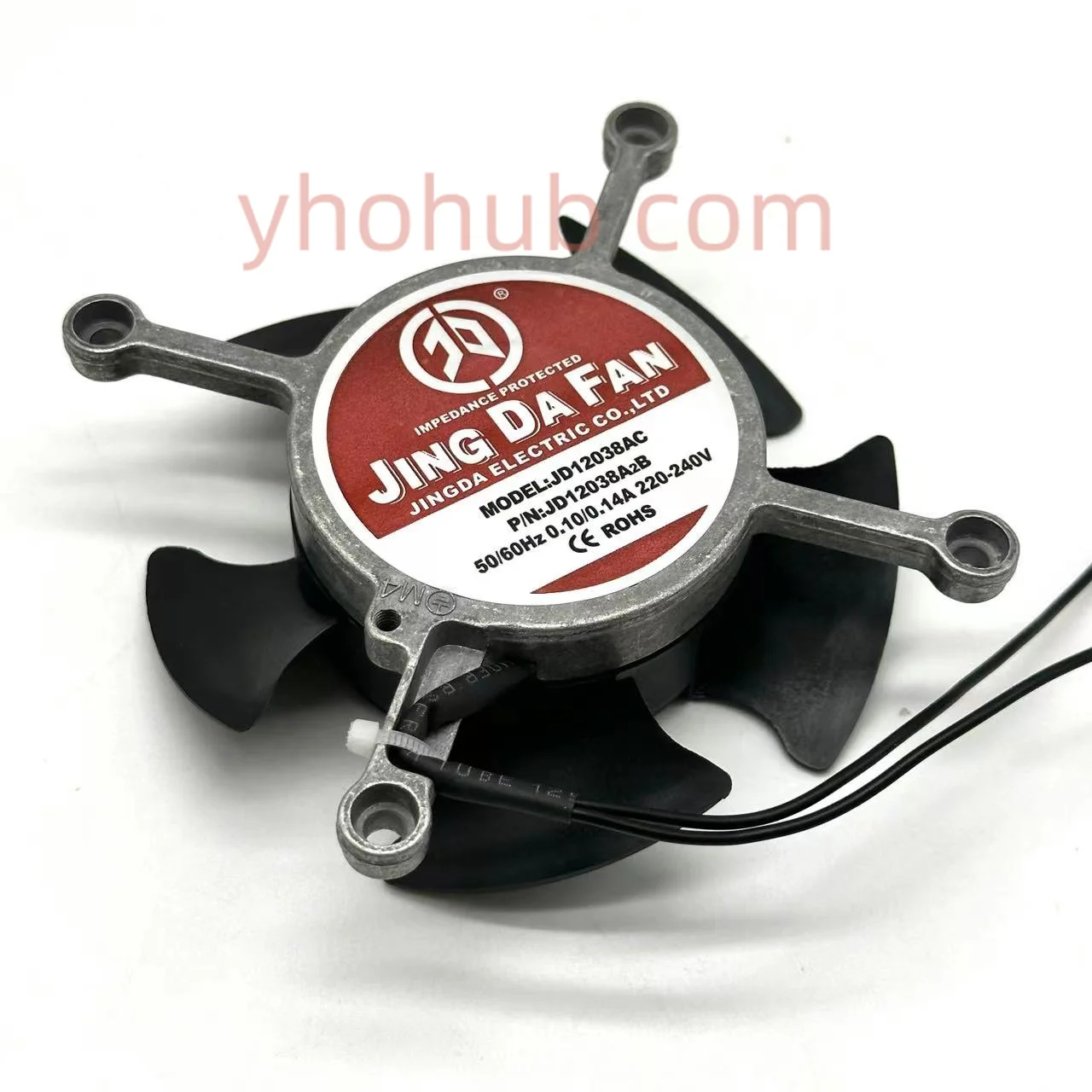 

JING DA FAN JD12038AC Server Cooling Fan AC 220V 0.14A 120x120x38mm 2-Wire