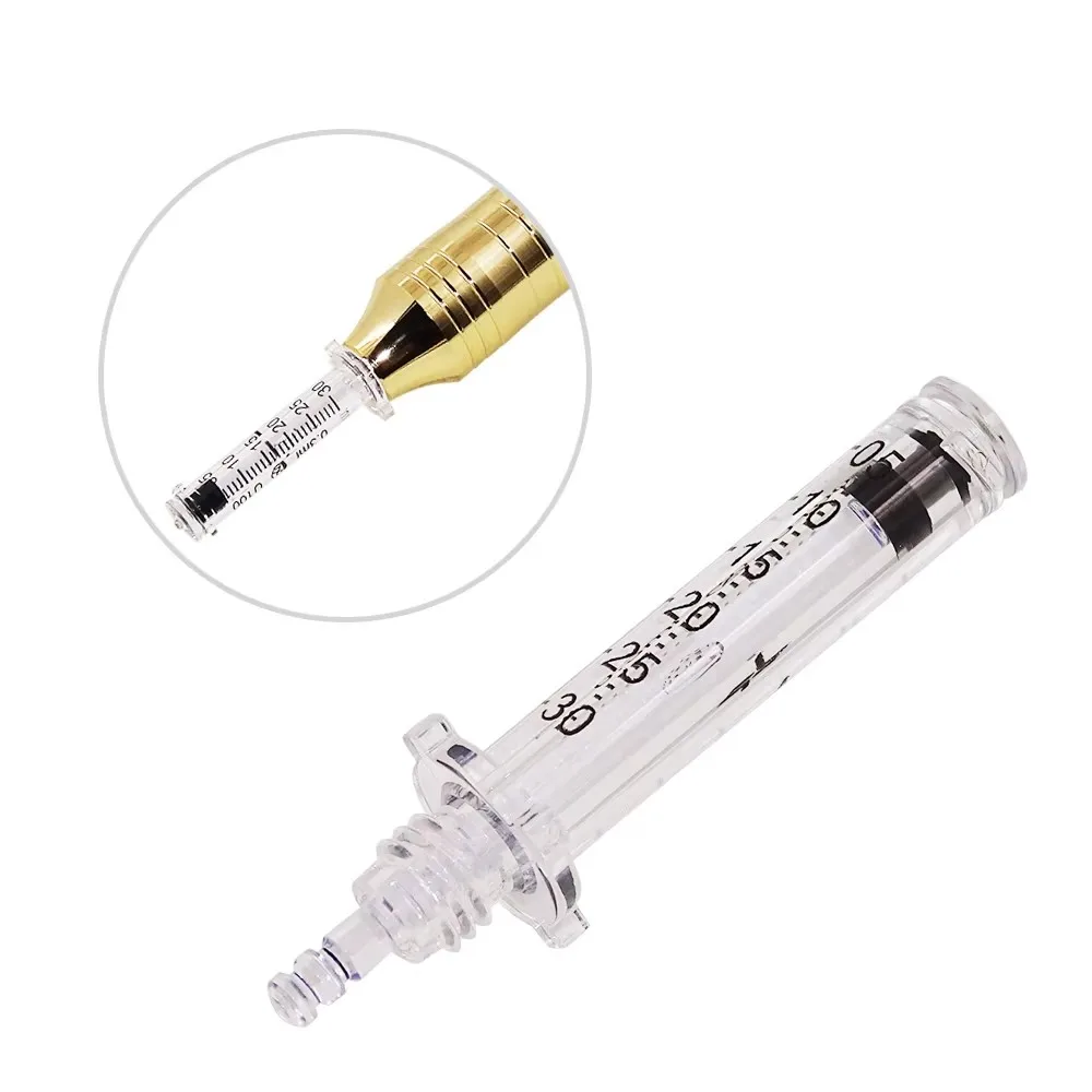 

0.3/0.5ml Disposable Sterile Ampoule Moisture Head Hyaluronic Pressurized Pen High Pressure Syringe Beauty