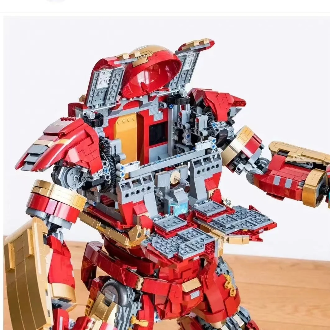 4049PCS Compatible 76210 Iron Robot Mecha Toys Mans Robot Model Building Brick Block Toys Gift For Boy