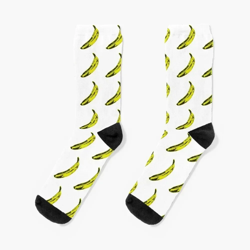 

Warhol Banana Velvet Underground album cover Socks winter football FASHION hip hop Socks Ladies Men's