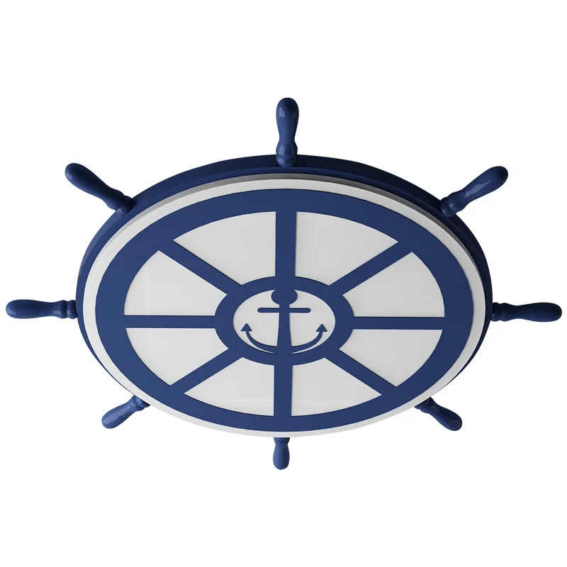 Timone LED plafoniere ragazzi ragazze camera dei bambini camera da letto luci Creative Cartoon Personality Pirate Ship Lighting