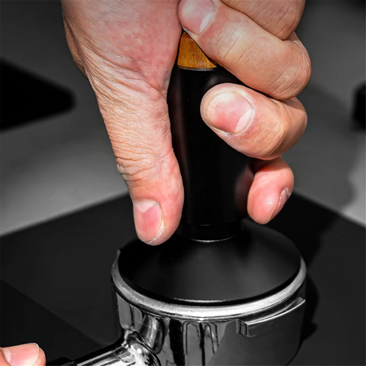 

FIN-o58mm Espresso Tamper, Coffee Tamper for Espresso Machine, Espresso Hand Tampers with Calibrated