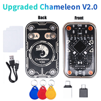 AIAI Chameleon Ultra V2.0 RFID Smart Chip Reader Emulator 125Khz 13.56Mhz Card Decode NFC Duplicator +3XUID Keychain/UID Card
