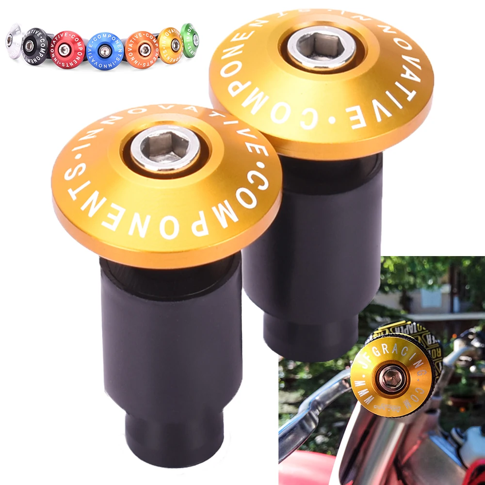 Motorcycle Handle Bar End Cap Anti Vibration Silder Plug For YAMAHA mt07 mt09 fz07 fz09 mt/fz 07 09 mt10 xsr 700