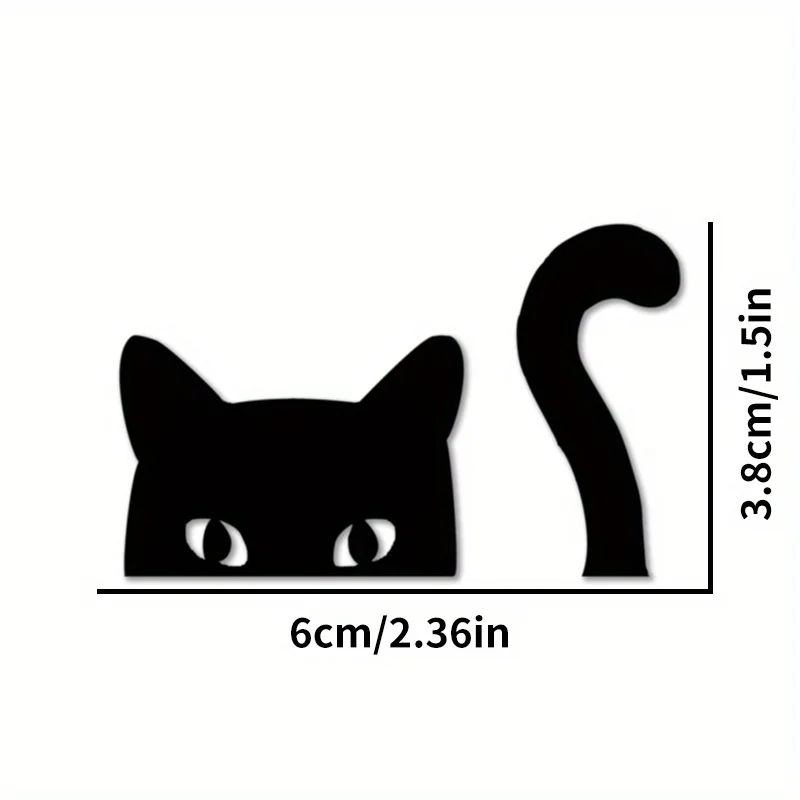 1pc 2D Flat Cute Cat Easter Eggs Vinyl Stickers Waterproof Sunproof Decals for Car Body Rearview Mirror Trunk Bumper