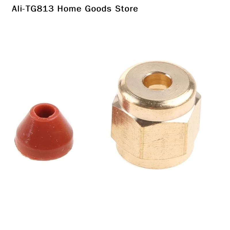 [TG813]Fog Machine Pump Parts Copper Cap Nozzle Kit Leak-Proof Silicone Gasket Filter Nozzle For Live Performance