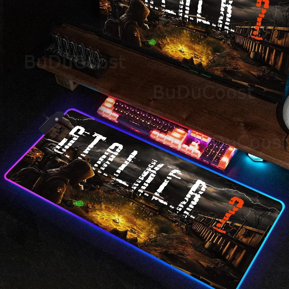 Many people like it Stalker 2 Mouse Pad HD definition printing mouse pad RGB backlight computer Large game accessories mouse pad