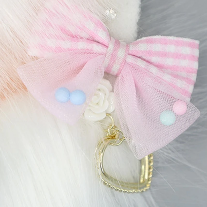 Lolitas Cosplays Hoofdband Dierenoren Haaraccessoire Fijn vervaardigd Schattige strik Decors Foto Props voor vrouwen NIEUW