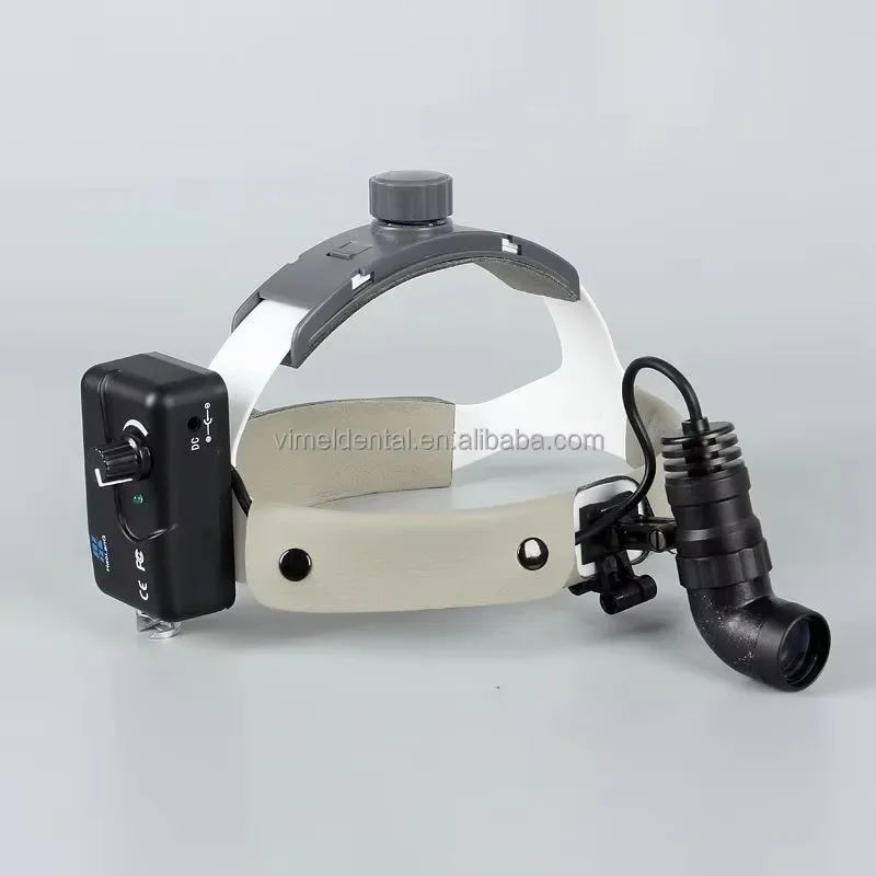 5W dental headlight headlamp Brightness 8000lux Binocular Loupes Brightness Spot Ajustable Medical LED Head Light Lamp