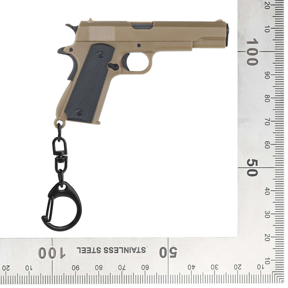 1911-Sand Mini pistolet brelok 1:4 miniaturowy pistolet w kształcie pistoletu brelok wisiorek bombka na prezent dla entuzjasta militariów kolekcja modeli