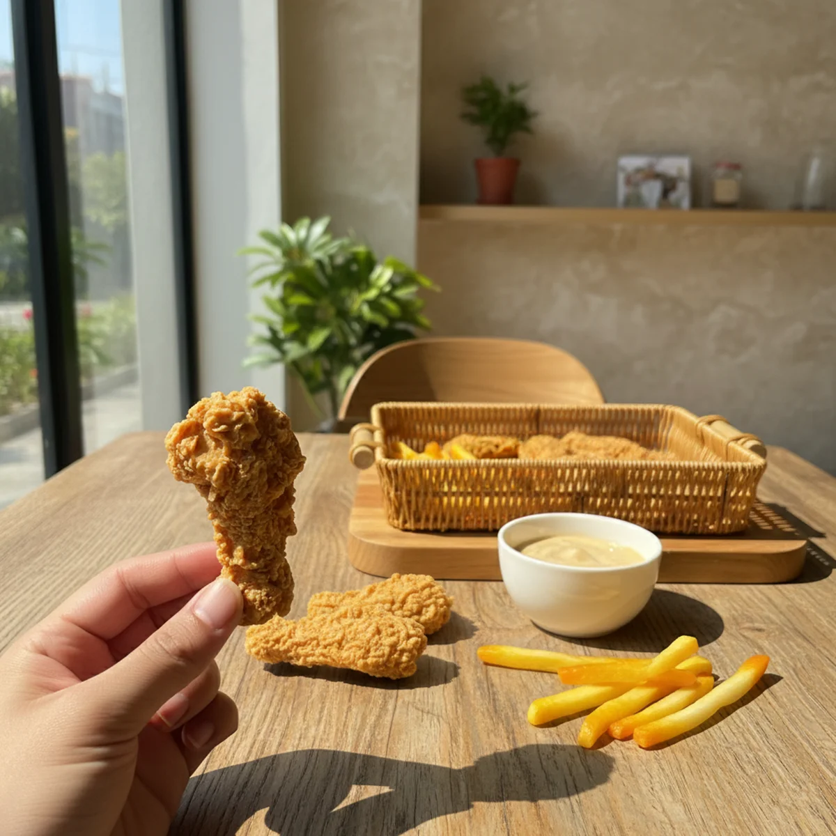 Conjunto de Comida Falsa de Fr - Fotografi Food avaliação e preço