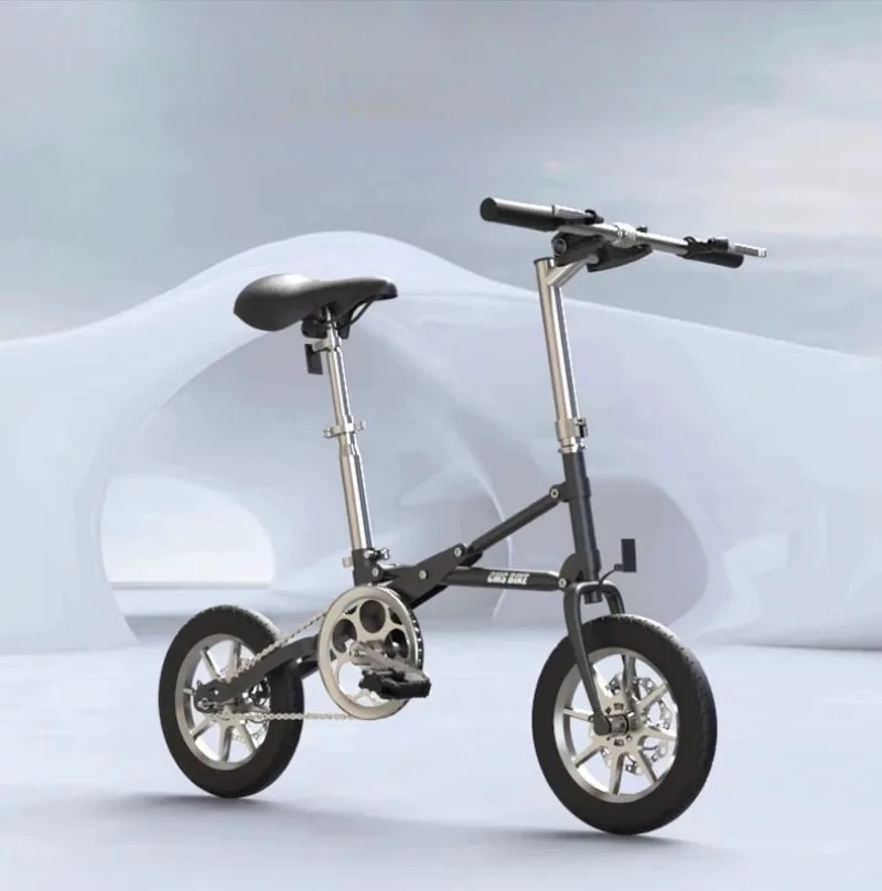 Quick Folding Variable‑Speed Bicycles 14 Inch Compact Lightweight Bike Portable Adult Men Women Universal Bicycle Commuting Tool