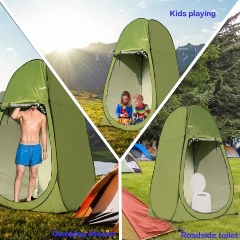 ZK30 Camping Shower Tent Portable Toilet Privacy Tent Outdoor Dressing Room Foldable Camp Sun Shelter for Beach Fishing