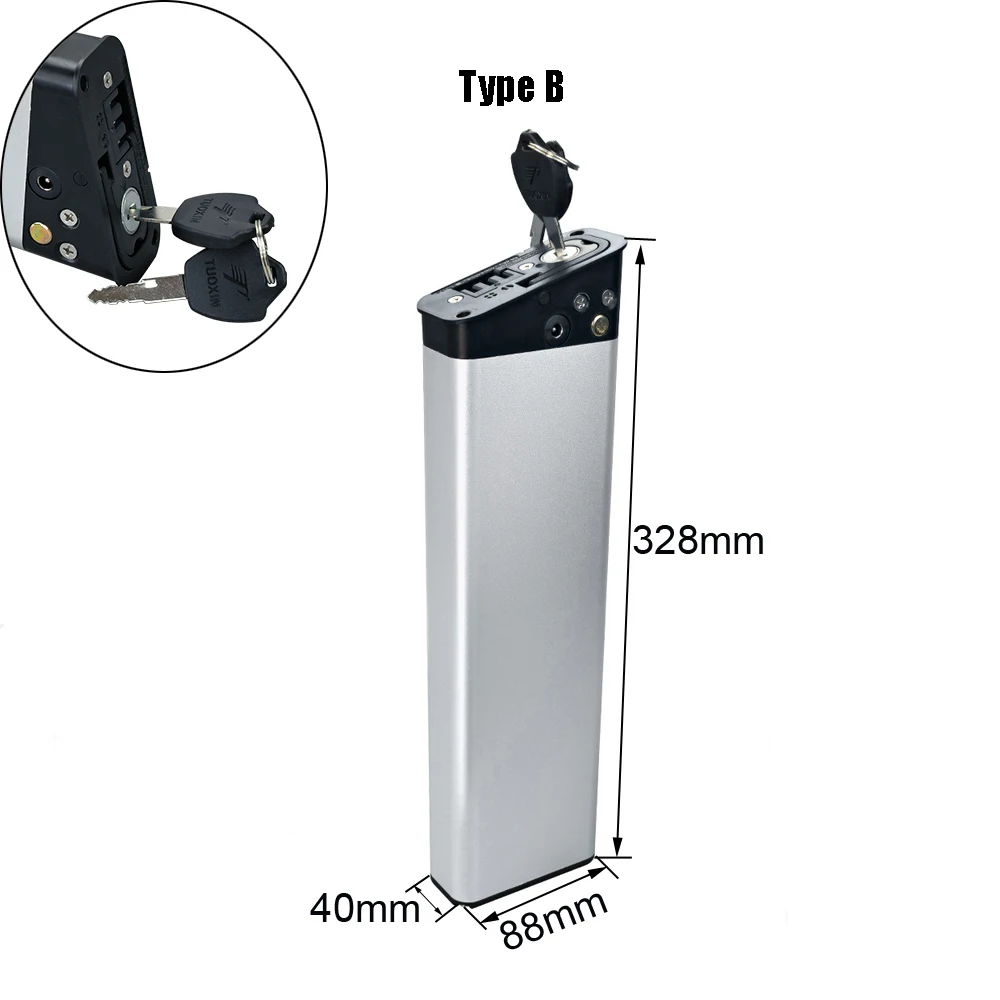 36V 48V Folding Electric Bike Battery Box ALX014-04 Foldable Ebike