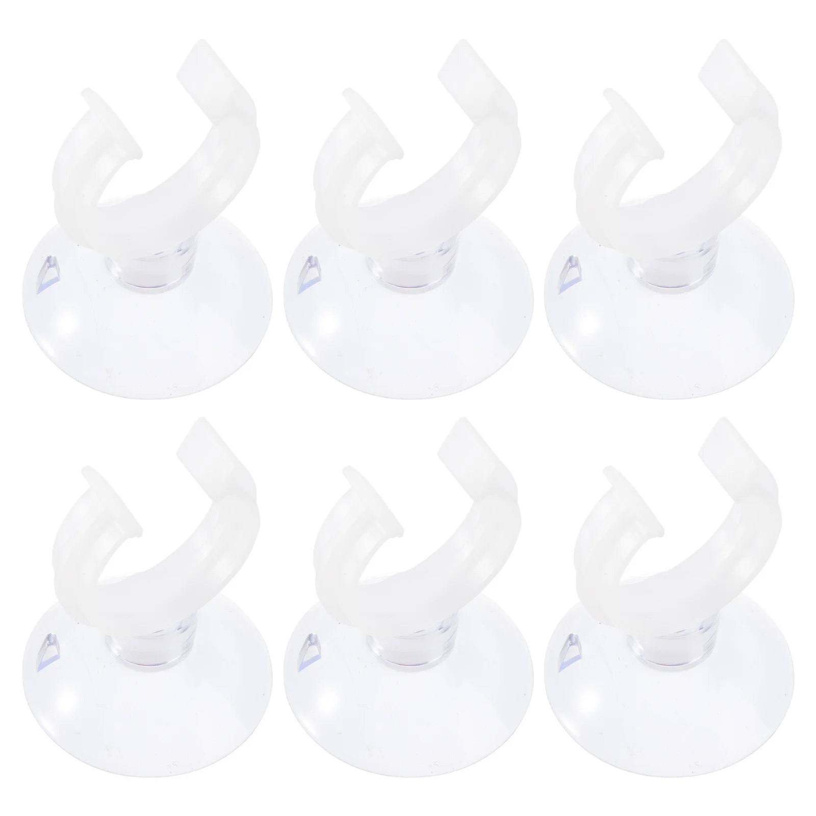 

6Pcs Aquarium Water Pipe Holder Clip Acrylic Fixed Clamp Fish Tank Pipe Clamp Suction Cup Design Durable Practical