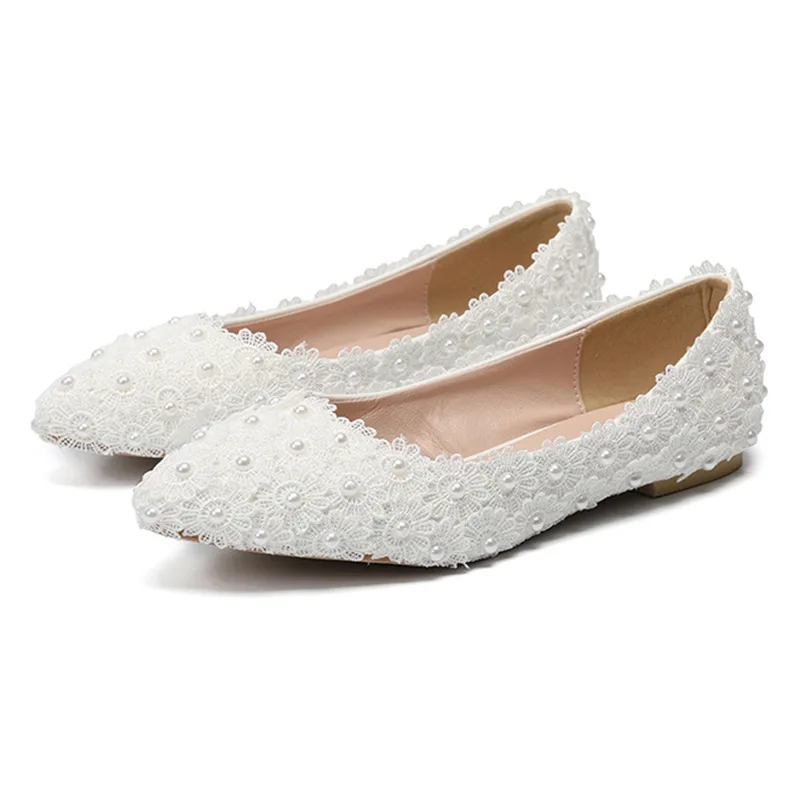 

Осенне-зимние женские туфли на плоской подошве с кружевом для подружек невесты, свадебные, вечерние, повседневные туфли, сандалии, женская обувь, распродажа