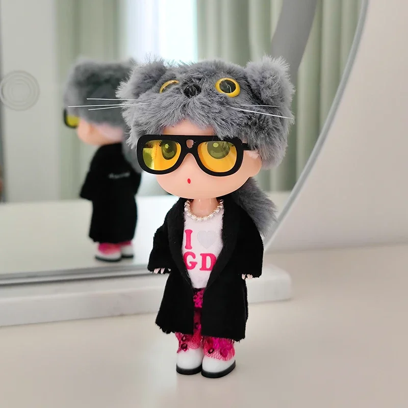 

G-Dragon Surroundings Doll Concert Cat Doll Handmade Birthday Gift Gd Keychain Pendant Cat Doll Hanging Beads Fans Surprise Gift