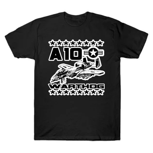 

US Air Force Tank Killer A-10 Warthog Attack Aircraft T-Shirt. Summer Cotton Short Sleeve O-Neck Men's T Shirt New S-3XL