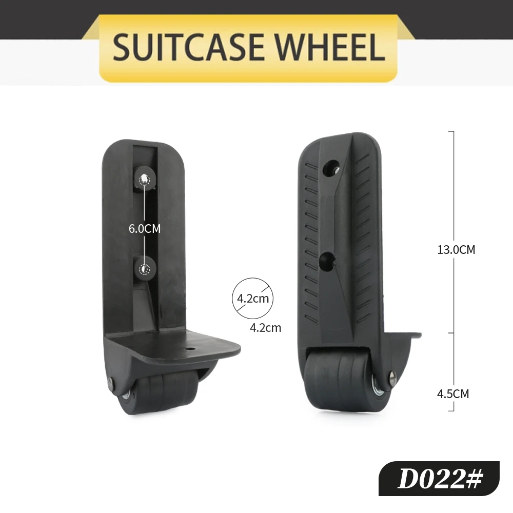 Choque-Absorção Ultra-Quiet Mala Reparação Rodízios, Trolley Caso Roda Acessórios, substituição Roda Universal