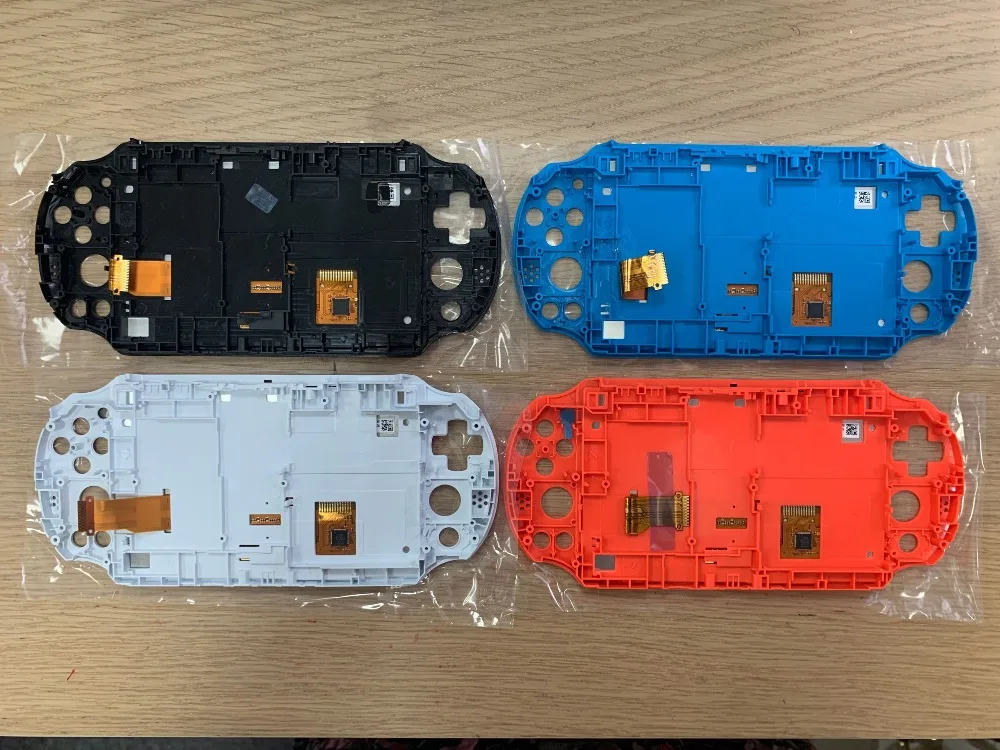 Original 100% NEW for PS Vita PSV Psvita 2000 PSV 2000 Slim Display LCD Screen Assembled Black Orange Blue White