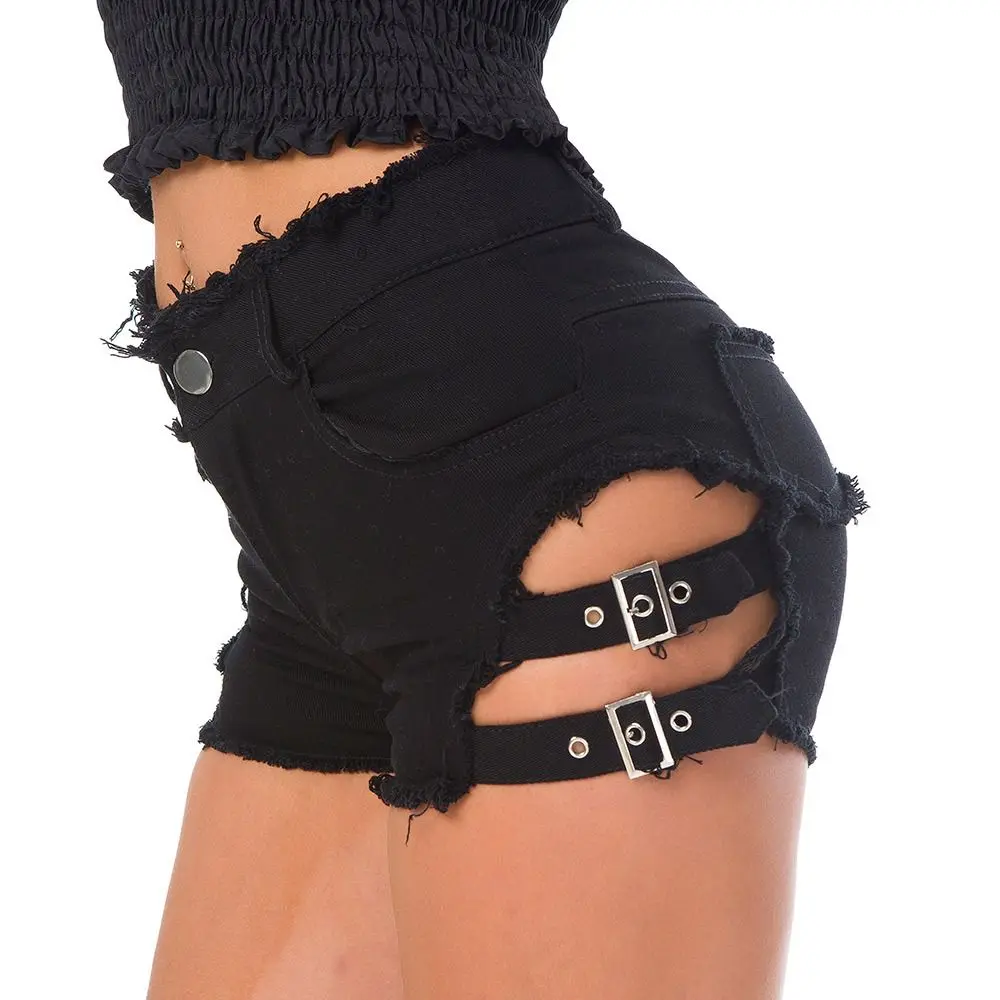 

Sexy Y2K Denim Shorts Women Hollow Out Short Jeans Streetwear Korean Fashion High Waist Slim All Match Short Hot Pants 2025