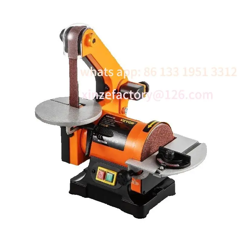 CustomizableFixed-Angle Sharpener Abrasive Cutting Edge Machine Knife Polish SucceBuy 250W Electric Disc Belt Sander Mini Table