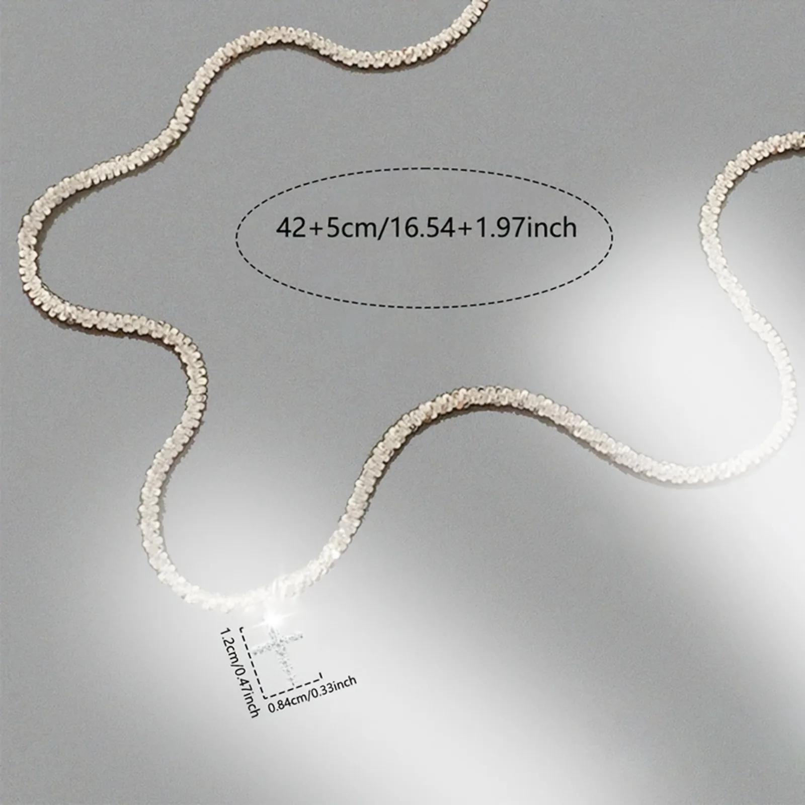 أنيقة تألق ساحة الصليب الزركون قلادة للنساء الأزياء والمجوهرات