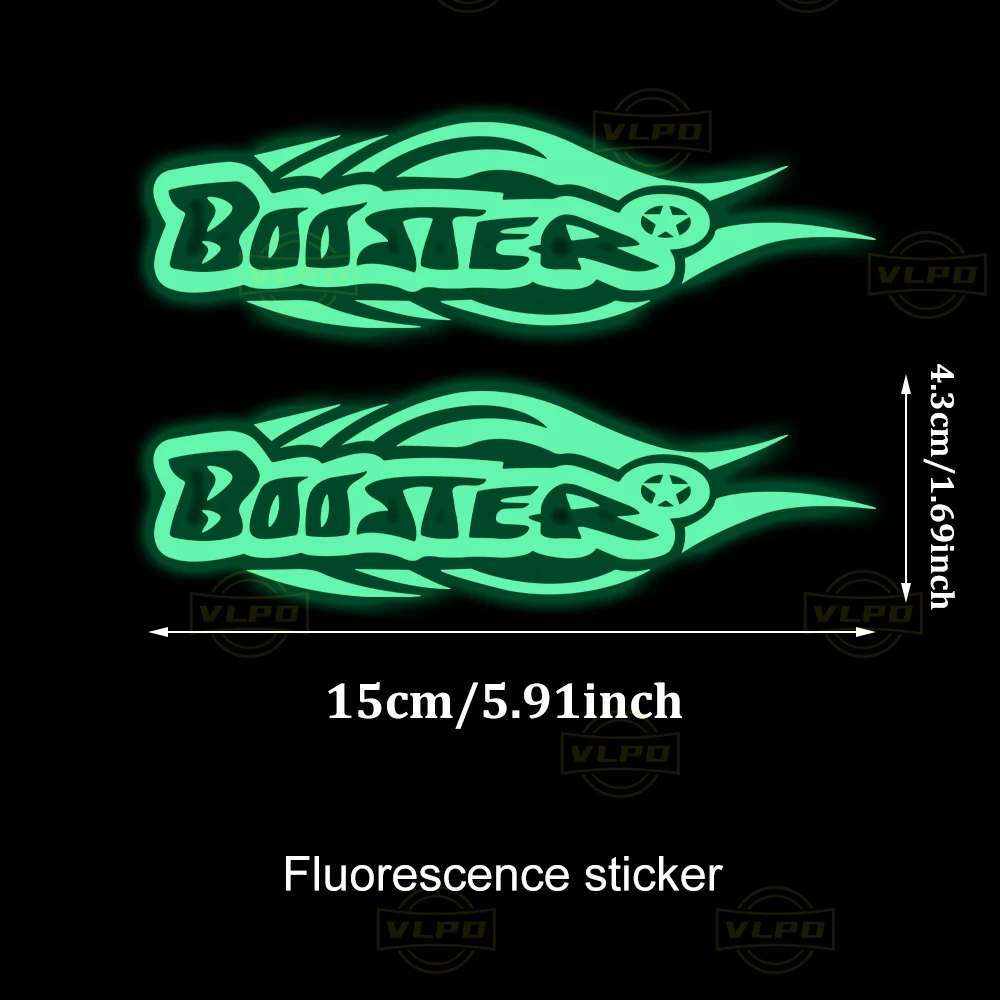 Motorcycle Glow Stickers Waterproof Decal for MBK Booster NG 50cc Rocket Spirit Track Naked Euro 2 Deezer Dark Dog Accessories view 6