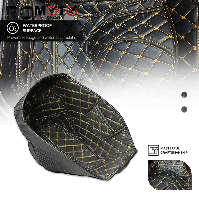 

Rear Seat Leather Storage Box Liner For X-ADV 750 2021-2024 NSS750 2025 Motorcycle Luggage Tank Cover Seat Bucket Pad Protector