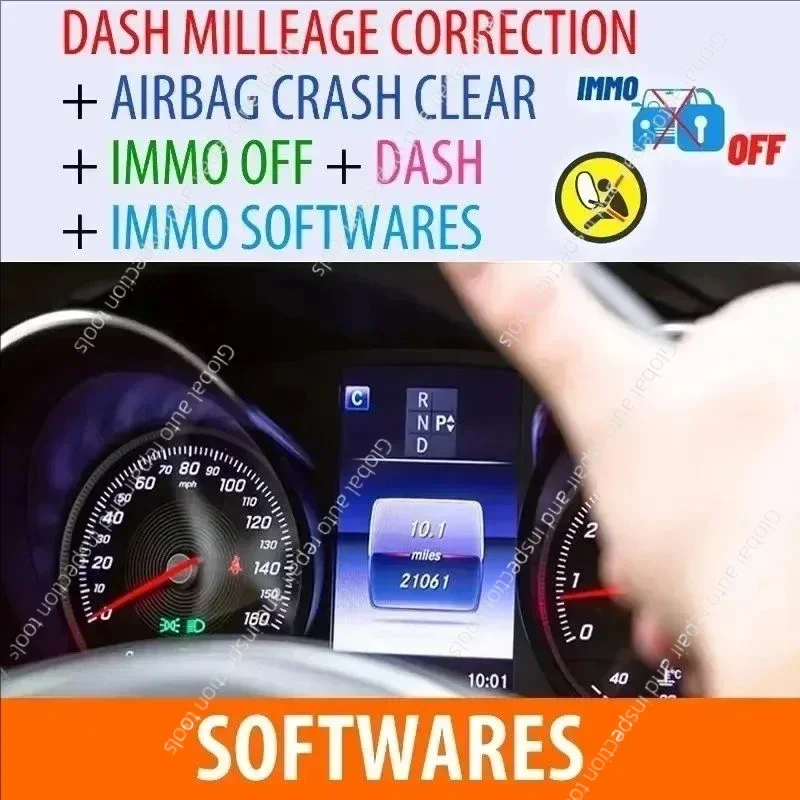 

TOTAL 32 ГБ Пакет программного обеспечения IMMOFF для всех брендов Ecu DASH MILLEAGE CORRECTION + AIRBAG CRASH CLEAR + DASH + IMMO SOFTWARES
