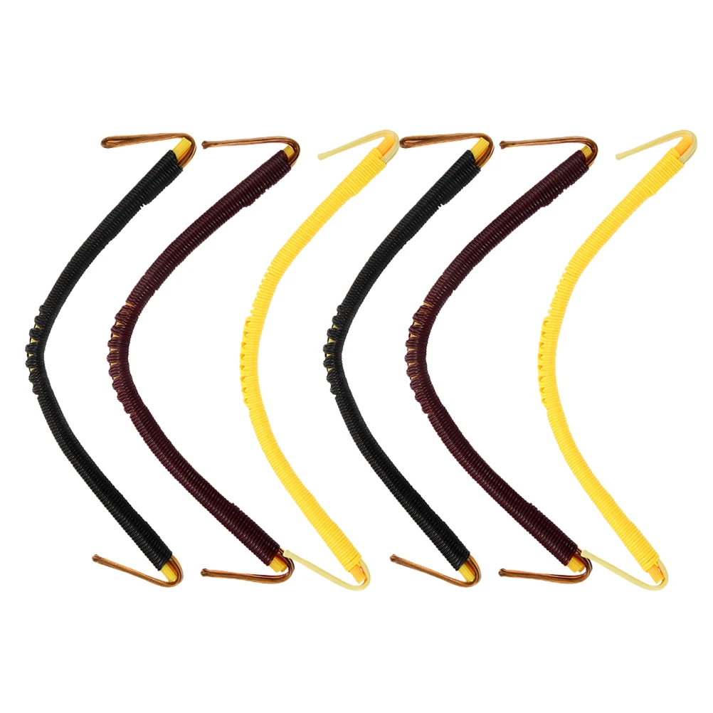 

6pcs Rattan Teapot Handle Replacement Bendable Wired Grip For Ceramic Copper Kettles Vintage Style Flexible Part