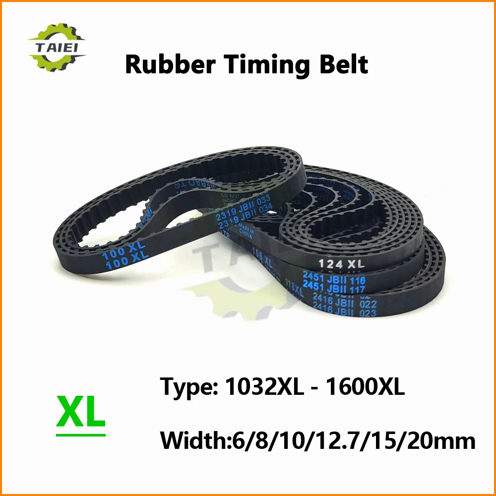 

XL Synchronous Timing Belt 1048XL 1066XL 1072XL 1092 1140XL 1176 1180XL 1258 1268XL 1270 1280XL 1300 1494XL 1600XL Width 6-20mm