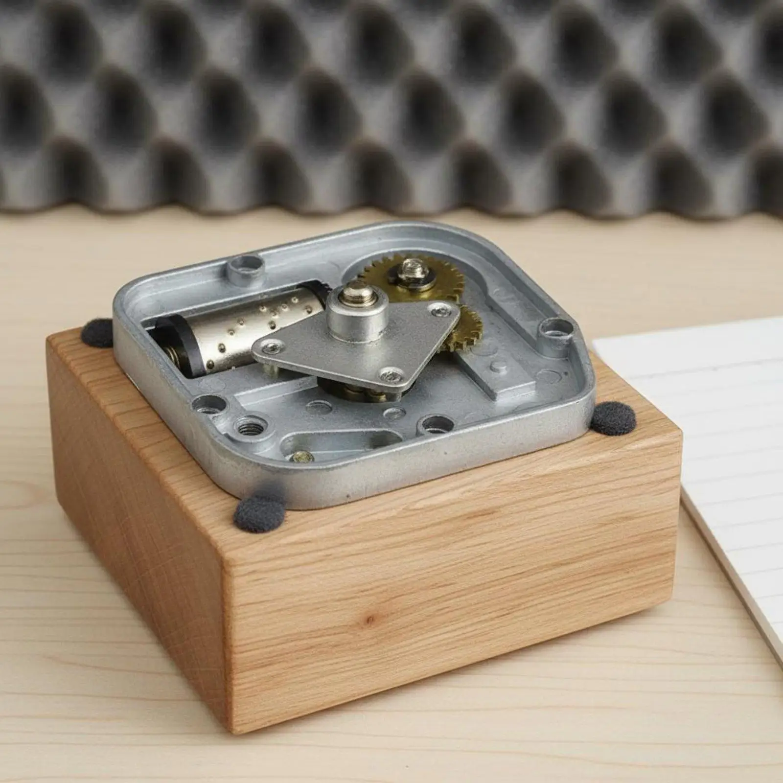 Wind Up Music Box Mechanism Rotary Cylinder Core for DIY Craft Music Box Replacement Builds