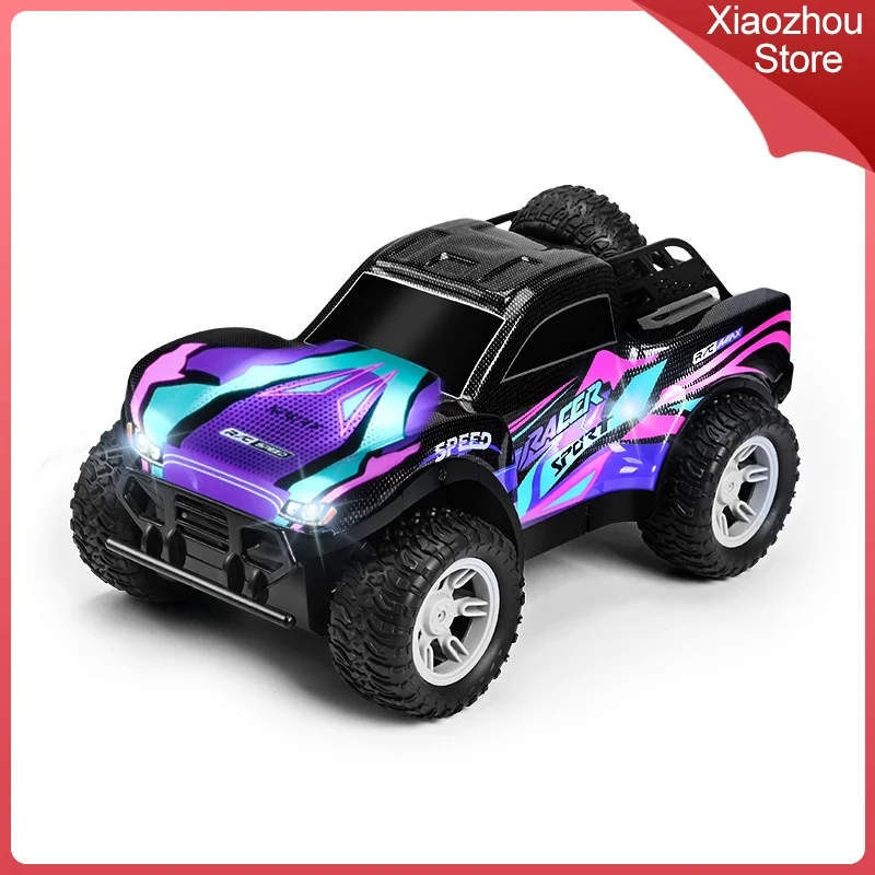 New Product Selling Control Car Spray Pickup Four-Wheel Drive Off-Road Racing Car Drift Dynamic Music Child Toy Birthday Gift