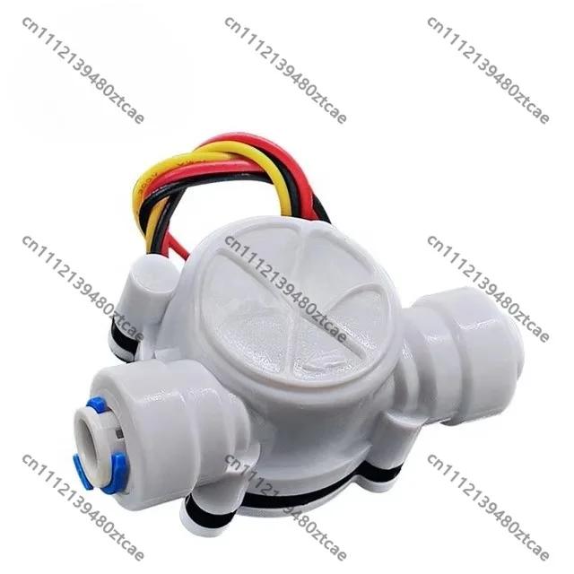 Hot Sale 1/4 Inch POM Quick Connect Water Flow Sensor, Premium Quality Pulse Flow Meter for Water Purifier & Filter Machine