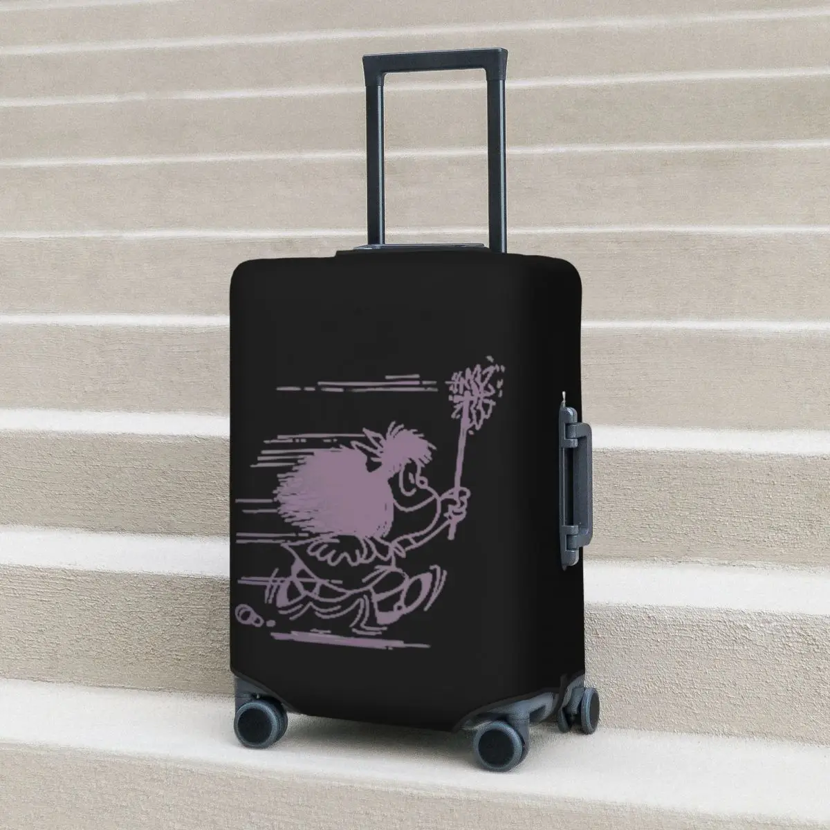 

Thermosensitive Mafalda Suitcase Cover Anime Flight Elastic Cruise Trip Protection Luggage Case Vacation