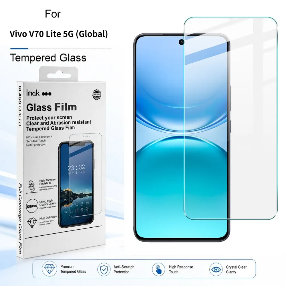 Tempered Glass For VIVO V70 V60 V50 Lite 5G Global Protector Film Anti Oil Oleophobic Coating Anti Scratch FM0001
