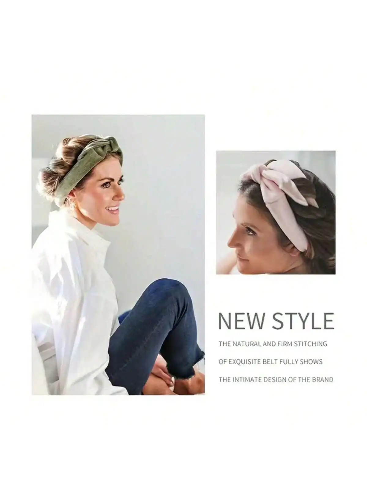 

Heatless Curling Rod Headband - Effortless, Damage-Free Styling for Beautiful, Long-Lasting Curls Without Heat - Perfect for Laz