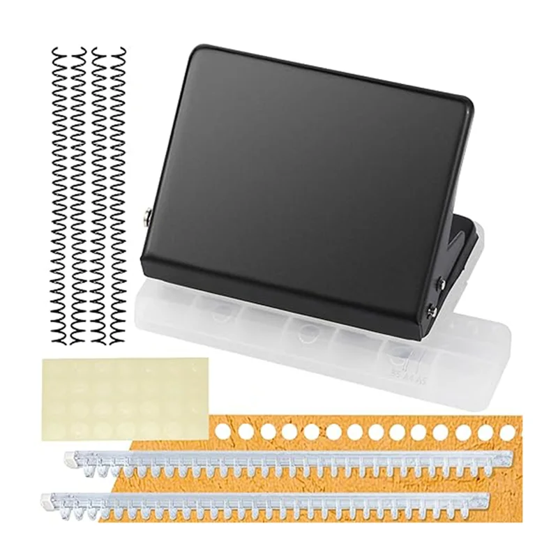 

Binding Machine For Planner Mini Spiral Binding Punch Book Coil Binding Tool For A4, A5, B5 Paper
