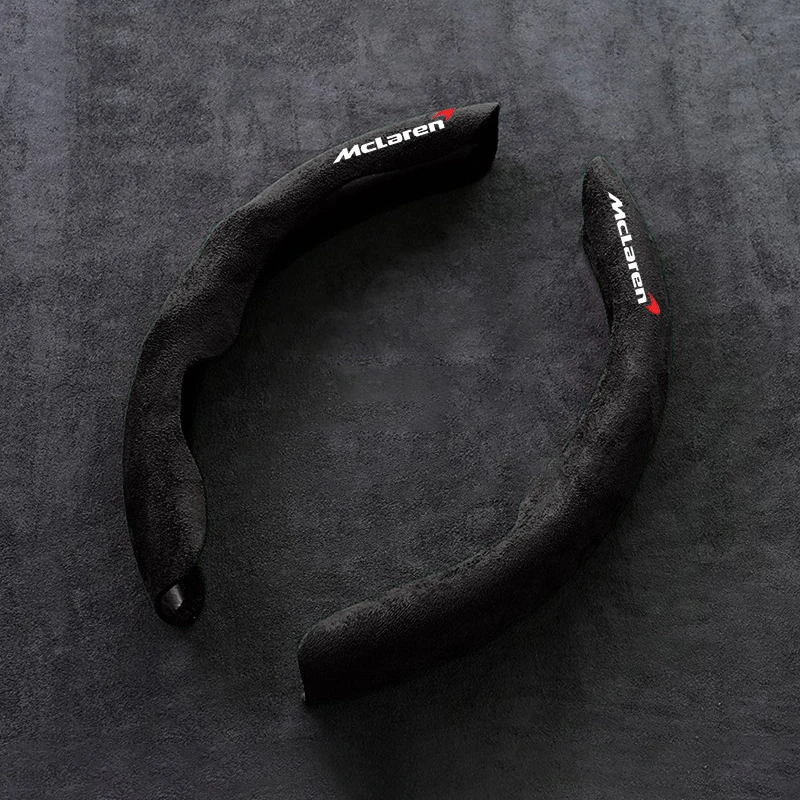 

Suede Car Steering Wheel Cover DIY Hand Sewing Soft Leather Braiding Cover For Mclaren 720S GT 570 600LT 540C P1 Alcantara