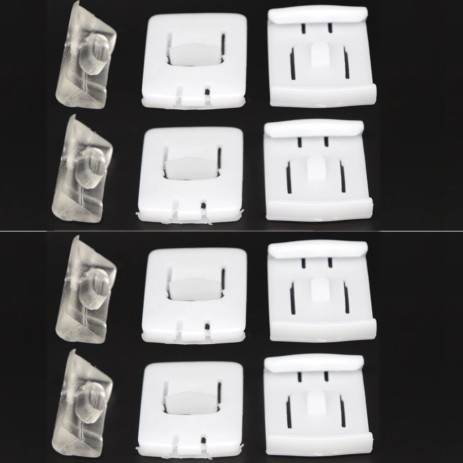 2Kit Seat Fastener Rail Runner Clip Slider Guide Piece Kit For VW Passat B1 B2 B3 B4 Golf MK 1 2 3 1974 - 1998 Polo 1994 - 2001