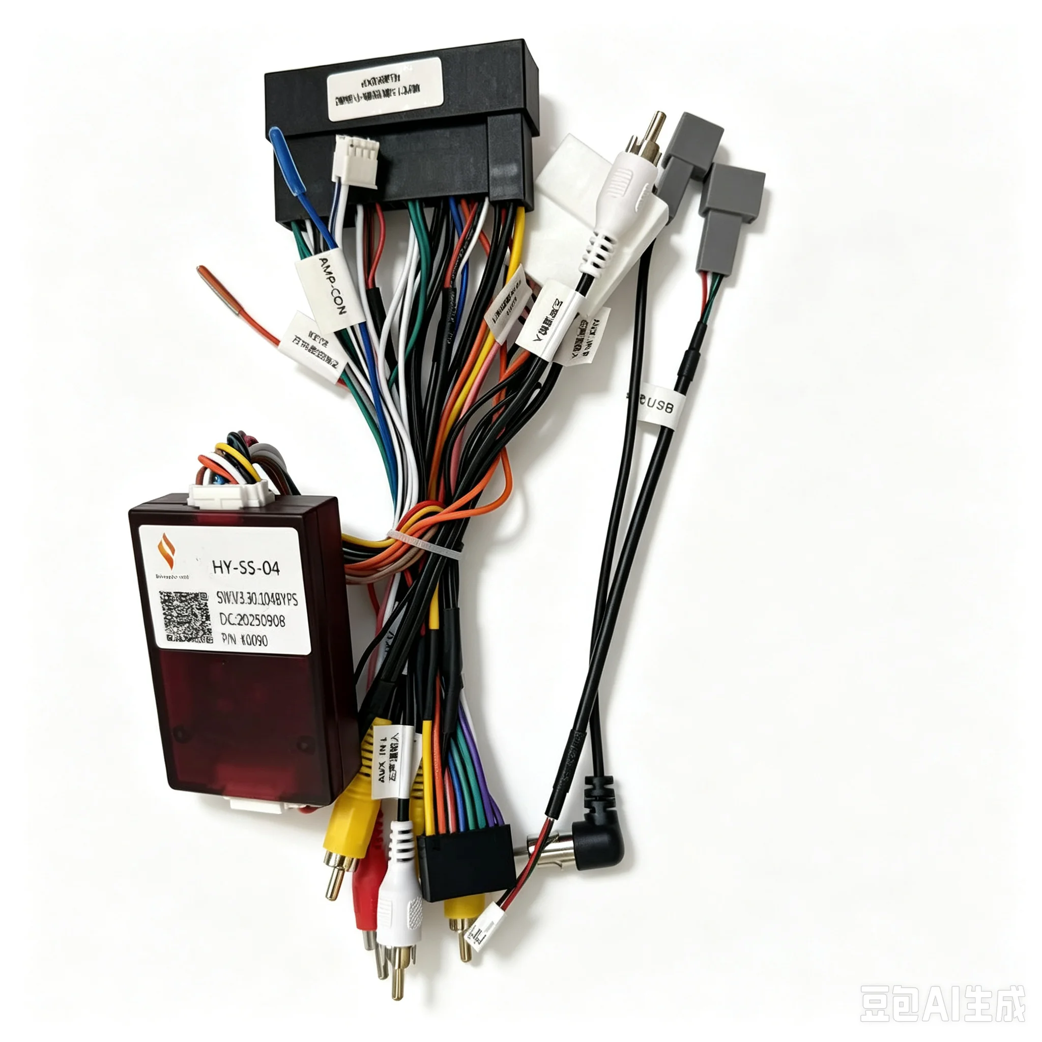 SWC Plug& Play Android 16Pin Wiring Cable Canbus HY-SS-04 For Hyundai Santa Fe IX45 For Kia Sportage K3 Sorento Cerato Car Radio