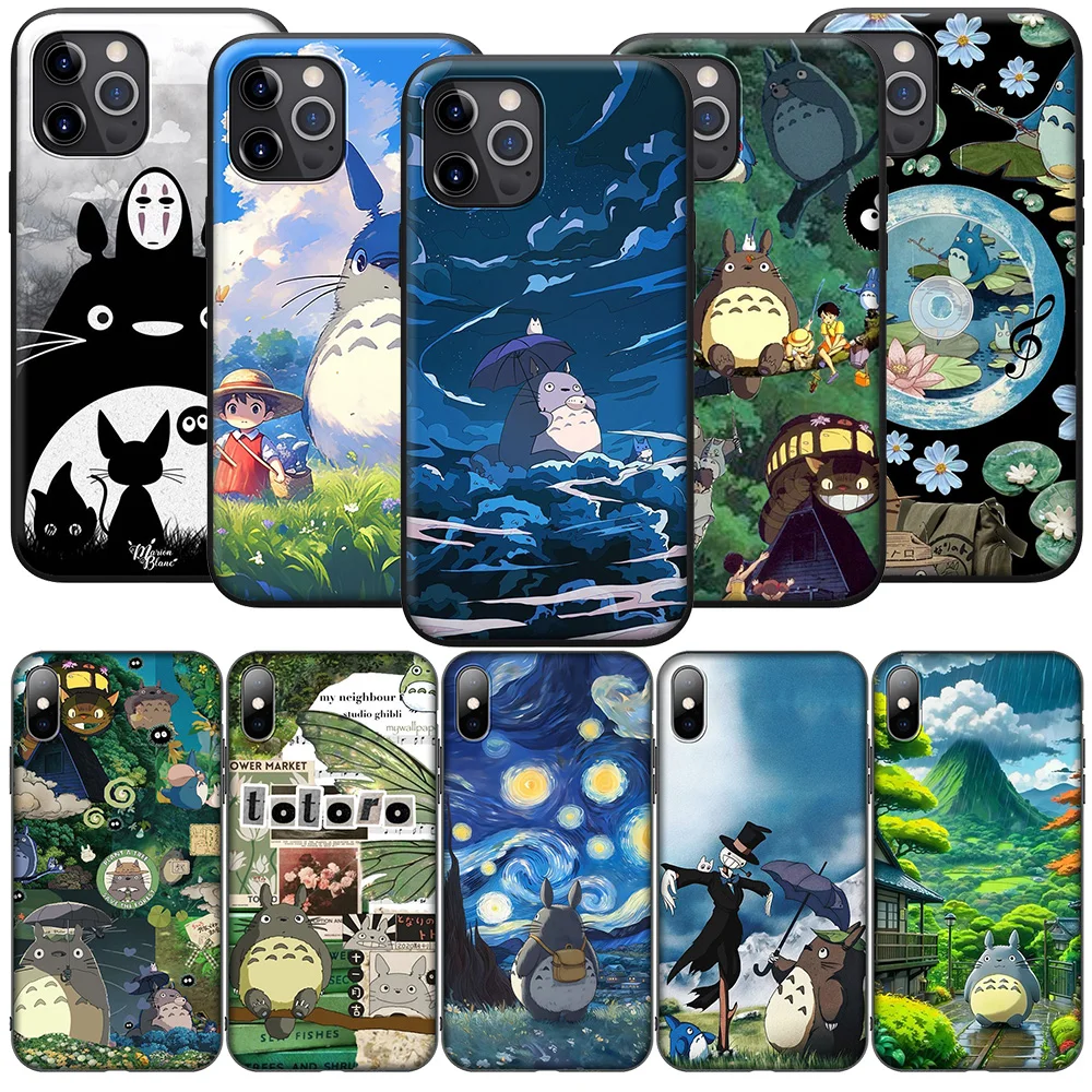 New High-End Phone Case for Xiaomi POCO M6 M5 M4 F5 X6 C65 C55 C50 C51 C40  X4 Pro JA33 Cartoon Cat T-T-Totoros